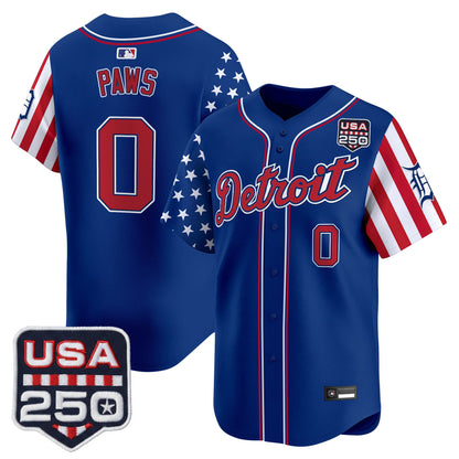 Detroit Tigers "America250 Edition" Vapor Premier Limited Jersey - All Stitched