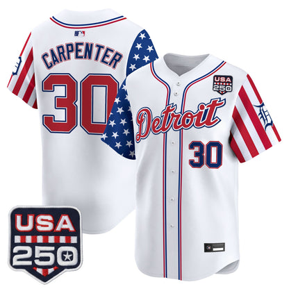 Detroit Tigers "America250 Edition" Vapor Premier Limited Jersey - All Stitched