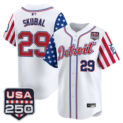 Detroit Tigers "America250 Edition" Vapor Premier Limited Jersey - All Stitched