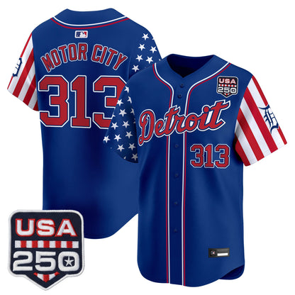 Detroit Tigers "America250 Edition" Vapor Premier Limited Jersey - All Stitched