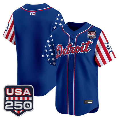 Detroit Tigers "America250 Edition" Vapor Premier Limited Jersey - All Stitched