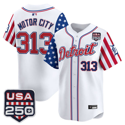Detroit Tigers "America250 Edition" Vapor Premier Limited Jersey - All Stitched