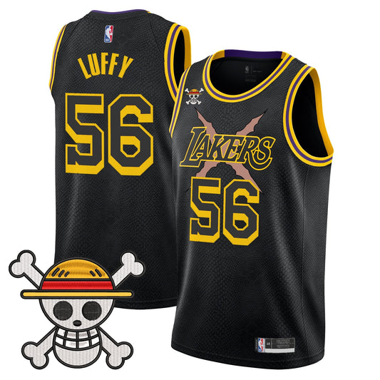 Los Angeles Lakers x One Piece Swingman Jersey - Stitched