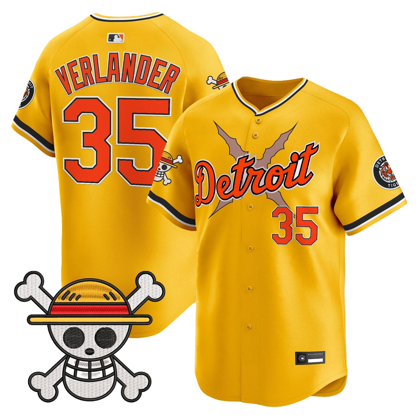 Detroit Tigers x  OP Vapor Premier Limited Jersey - Stitched