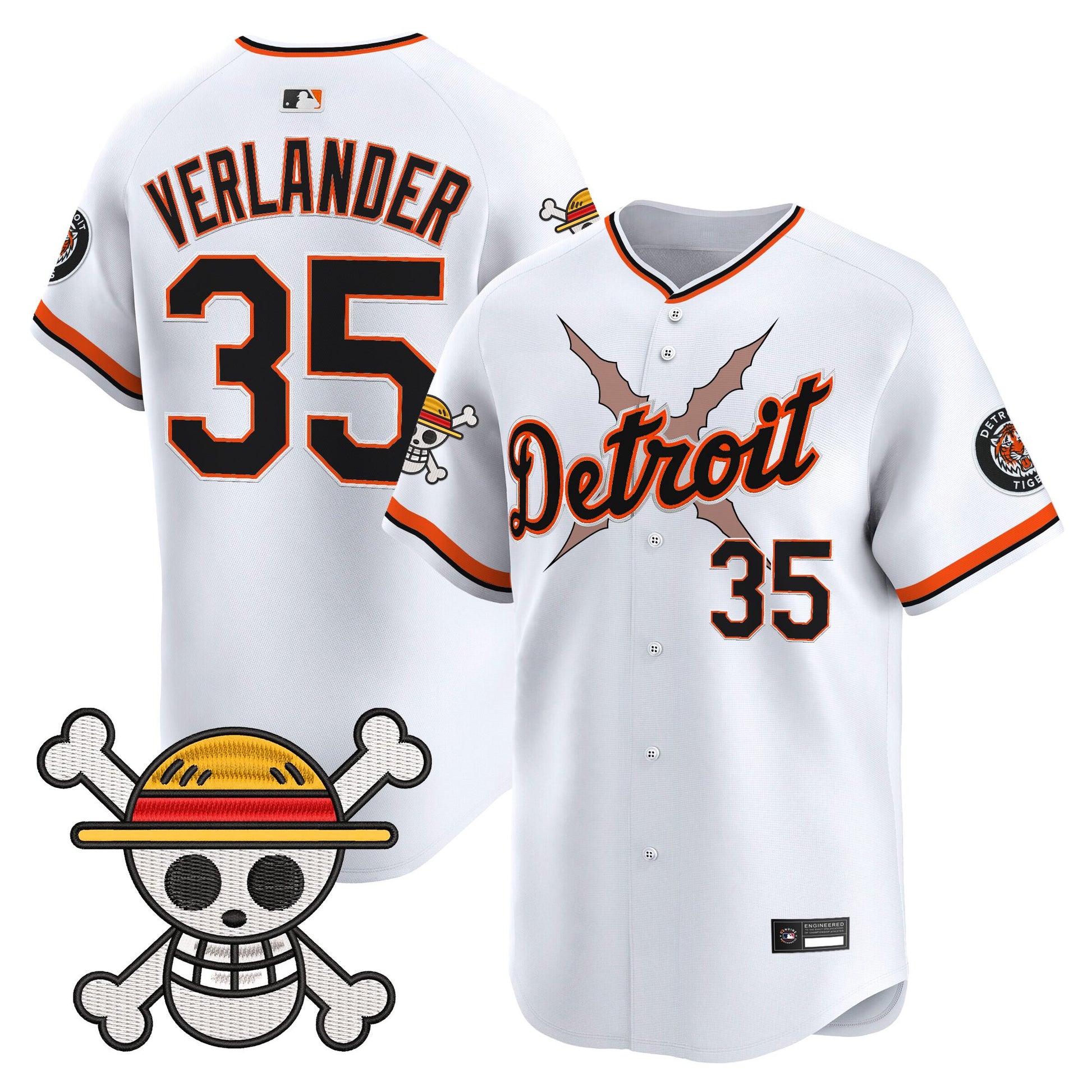 Detroit Tigers x  OP Vapor Premier Limited Jersey - Stitched