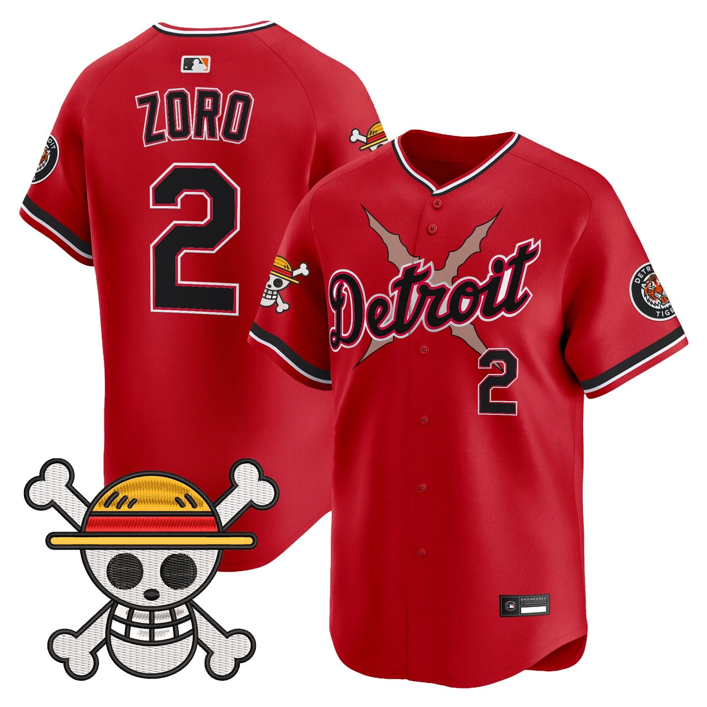Detroit Tigers x  OP Vapor Premier Limited Jersey - Stitched