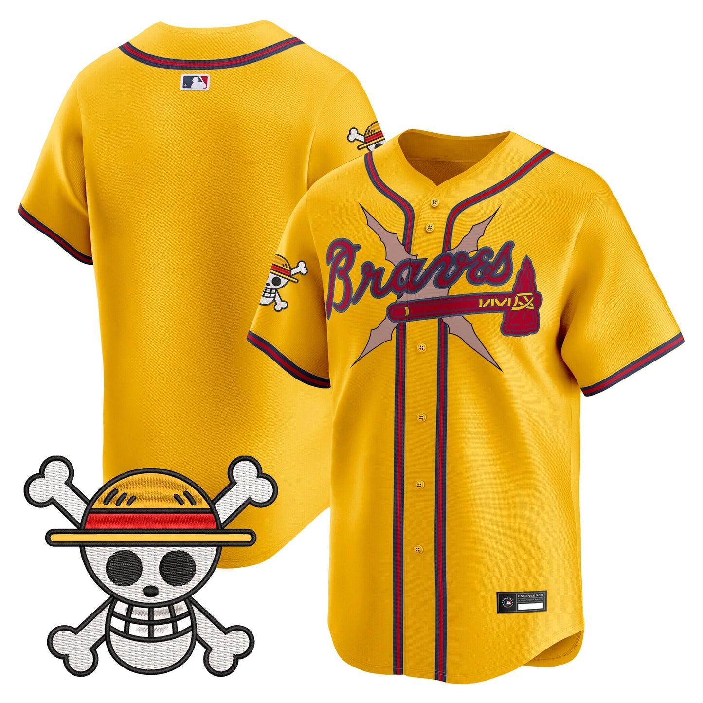 Atlanta Braves x  OP Vapor Premier Limited Jersey - Stitched
