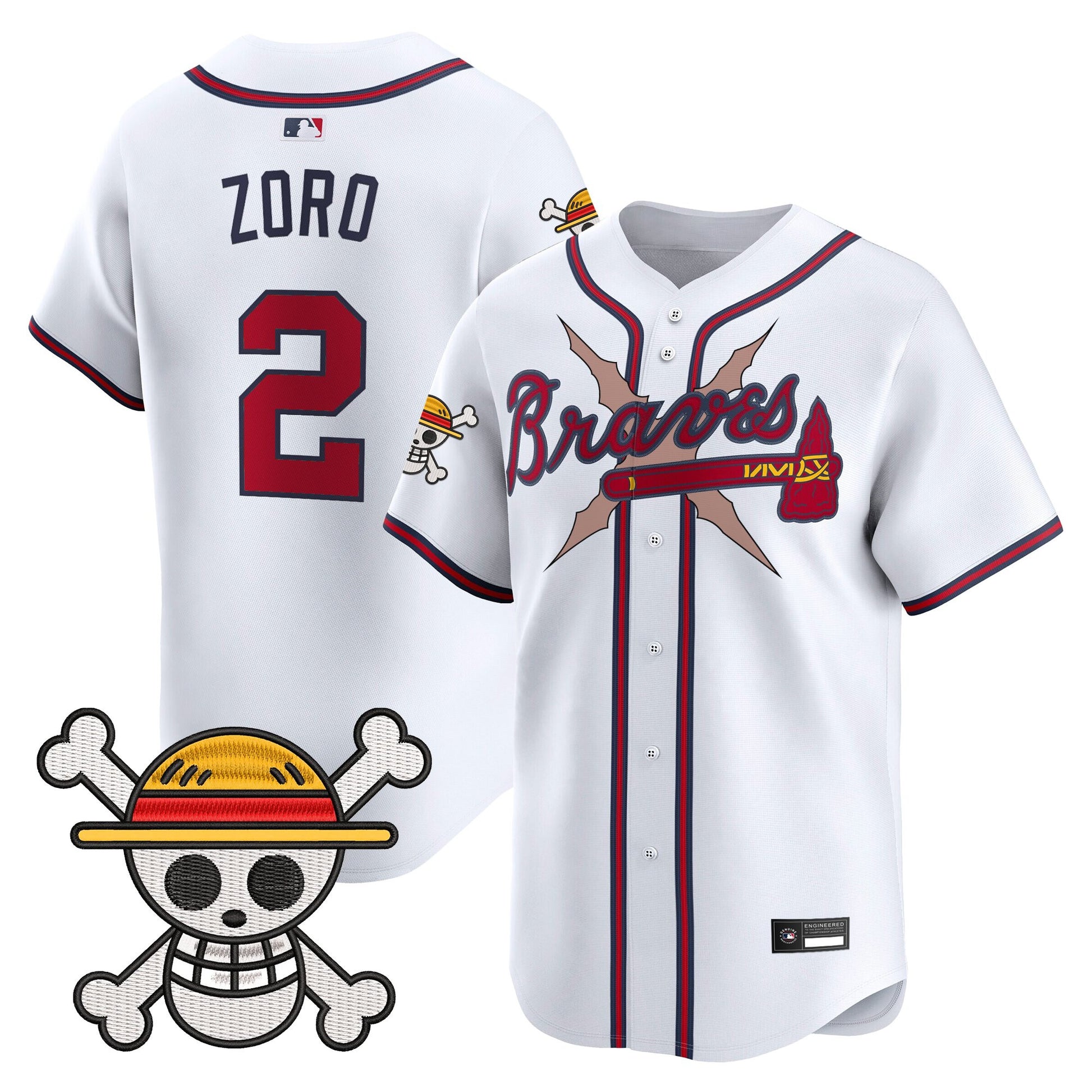 Atlanta Braves x  OP Vapor Premier Limited Jersey - Stitched