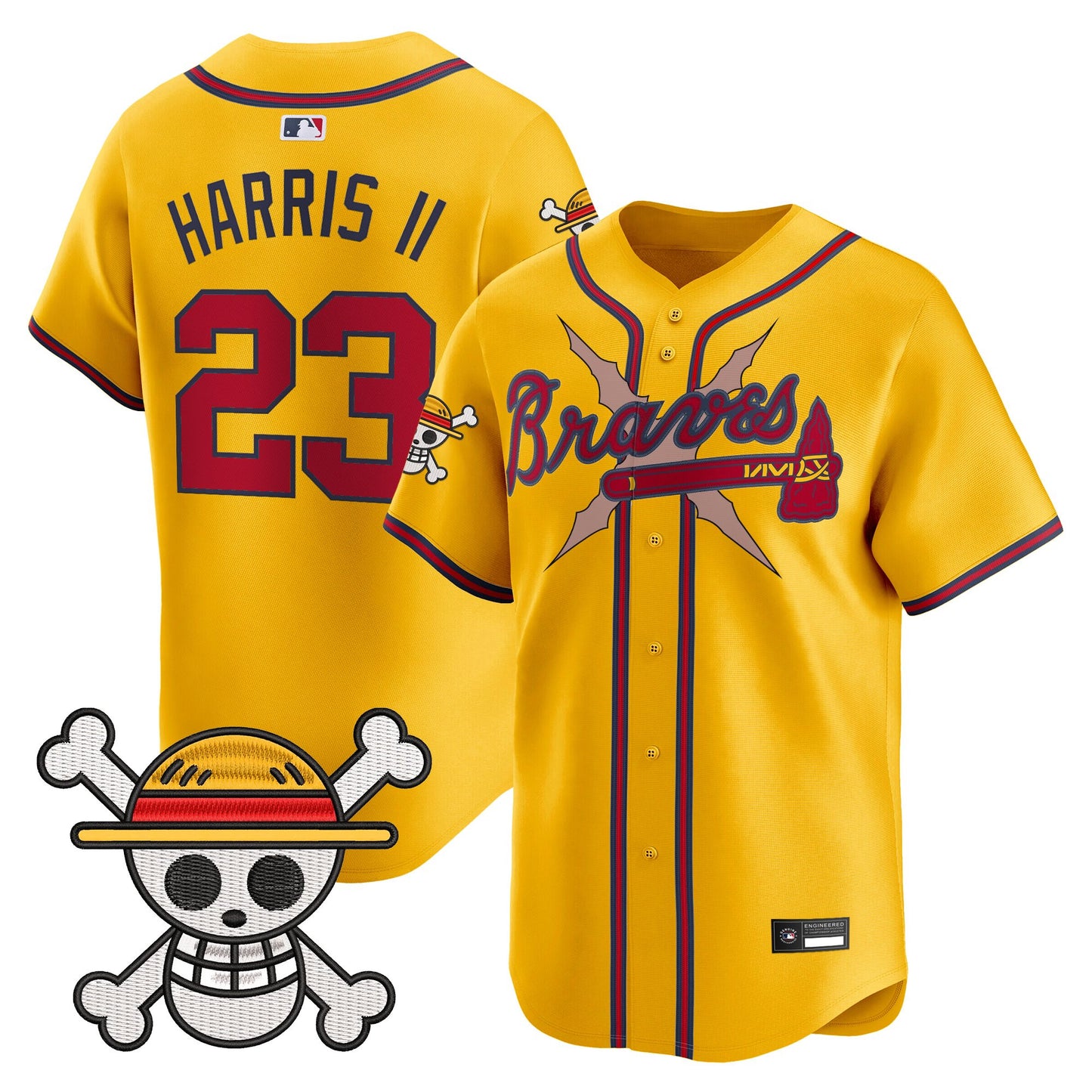 Atlanta Braves x  OP Vapor Premier Limited Jersey - Stitched