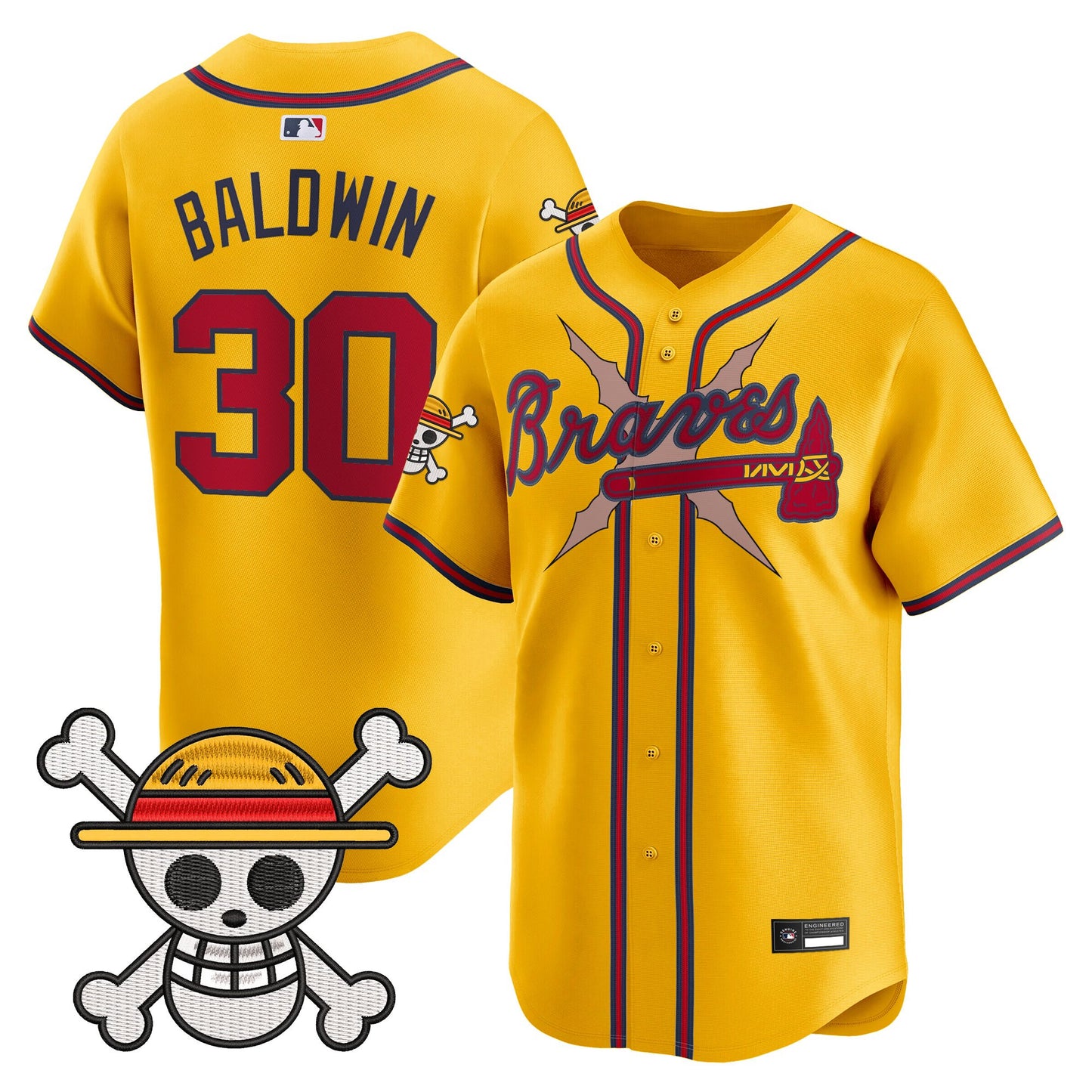 Atlanta Braves x  OP Vapor Premier Limited Jersey - Stitched