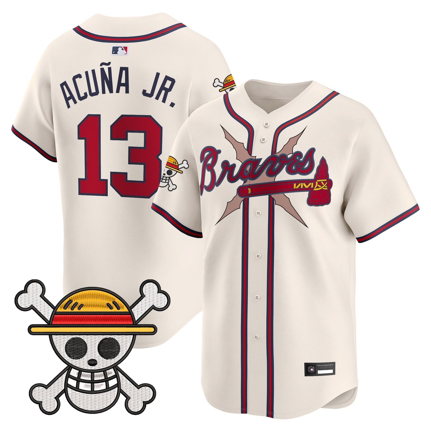 Atlanta Braves x  OP Vapor Premier Limited Jersey - Stitched