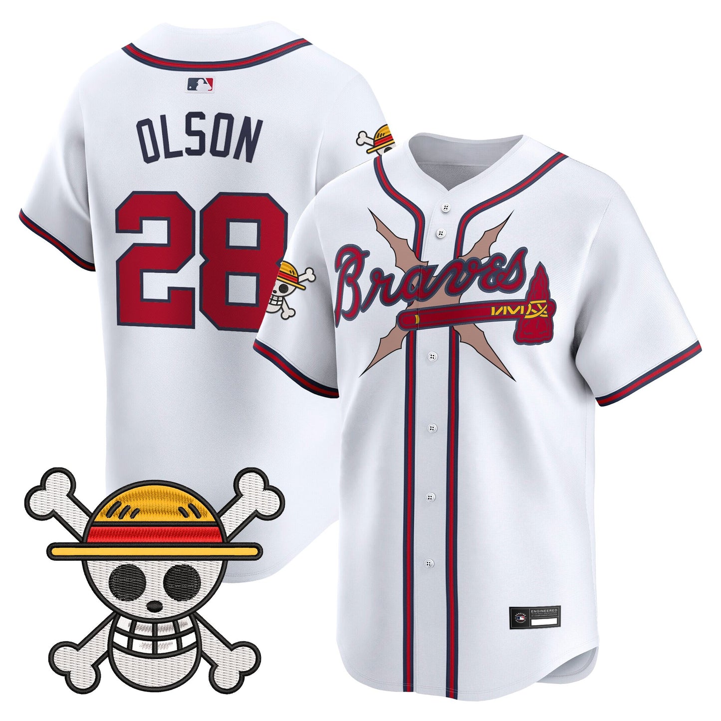 Atlanta Braves x  OP Vapor Premier Limited Jersey - Stitched