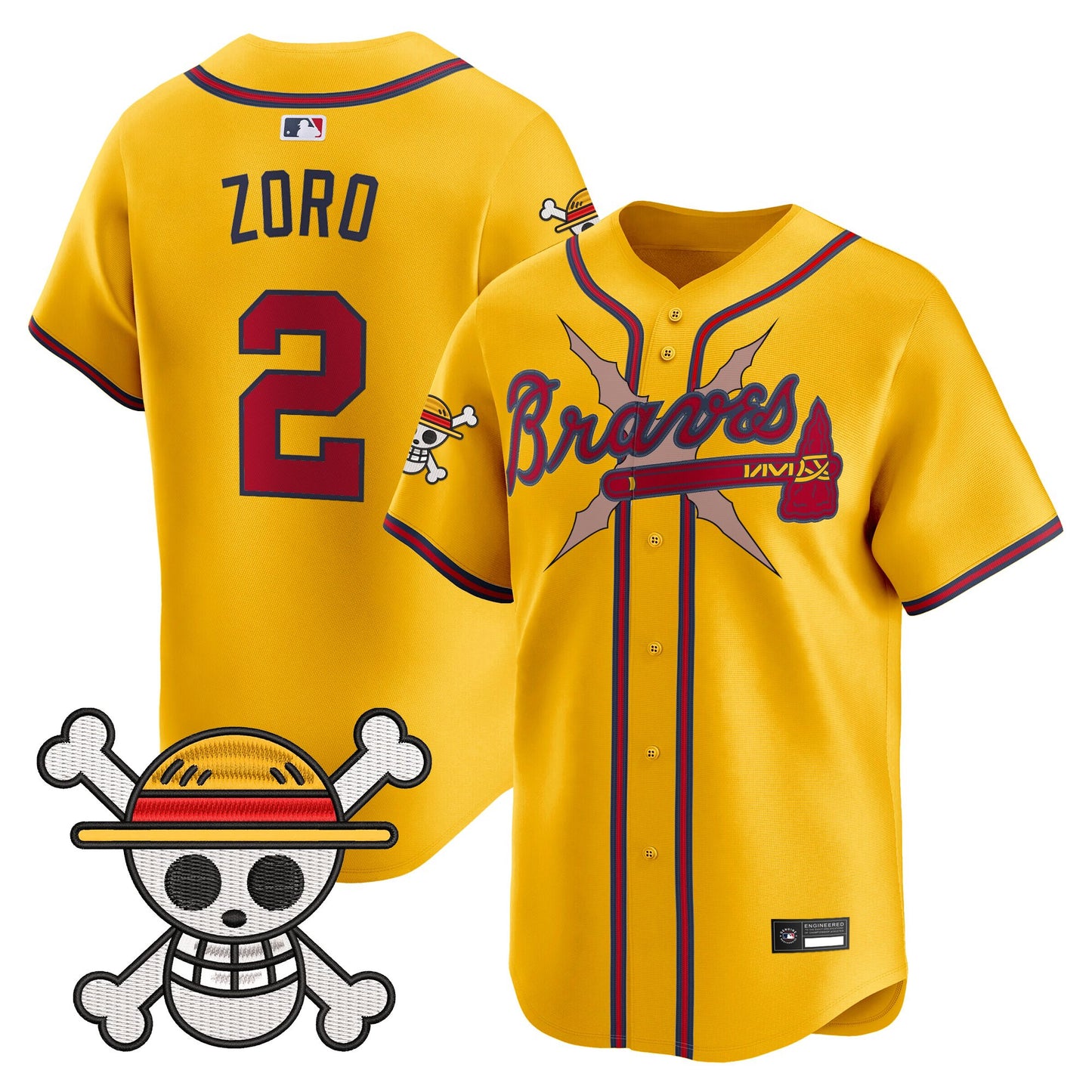 Atlanta Braves x  OP Vapor Premier Limited Jersey - Stitched