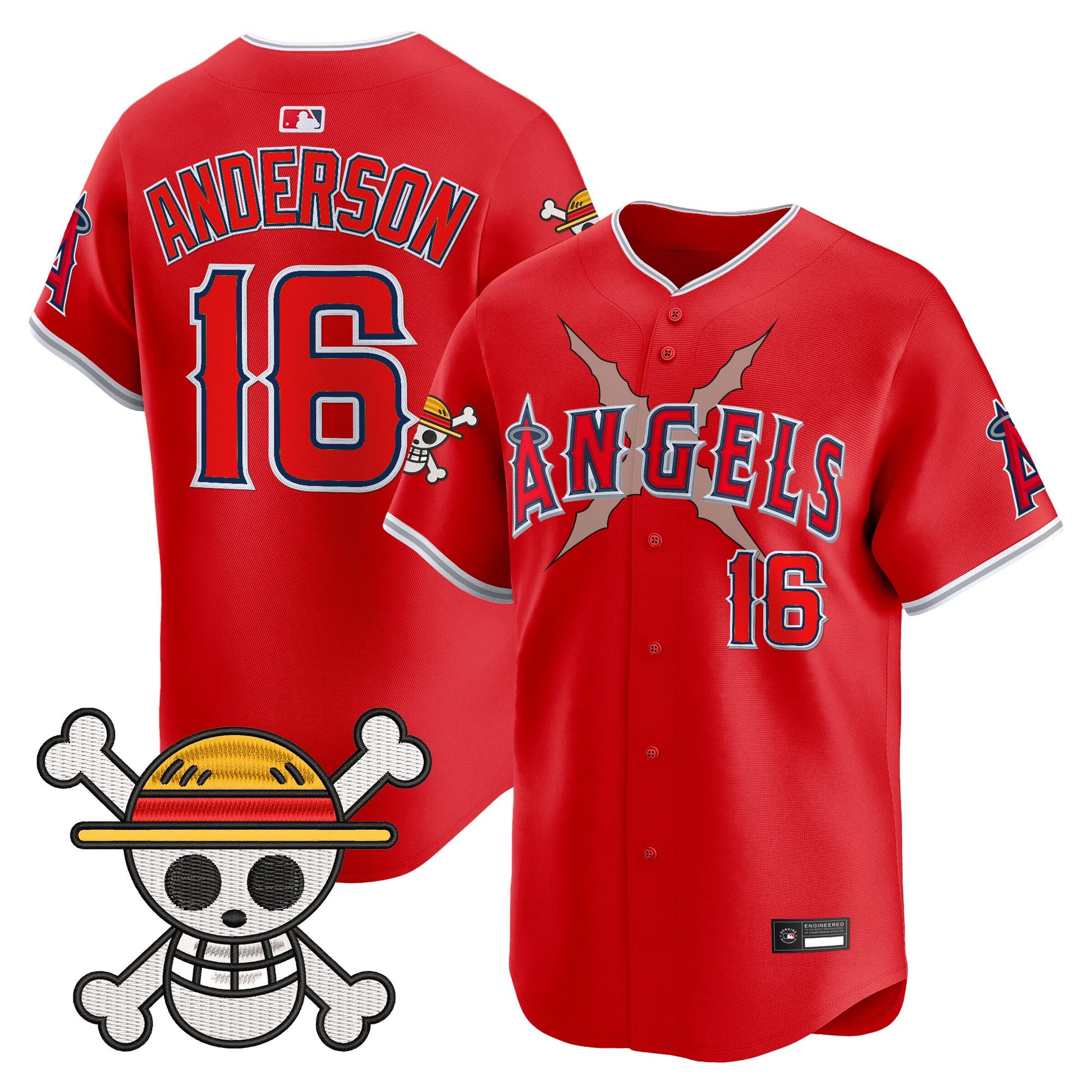 Men's Los Angeles Angels x OP Vapor Premier Limited Jersey - Stitched