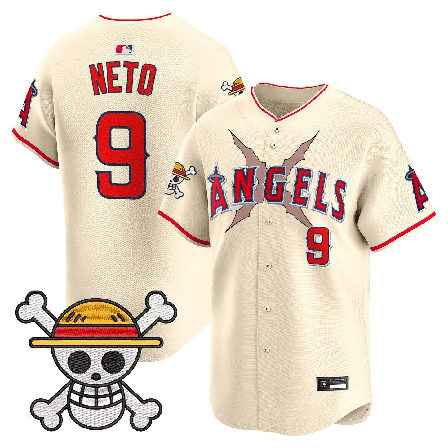Men's Los Angeles Angels x OP Vapor Premier Limited Jersey - Stitched
