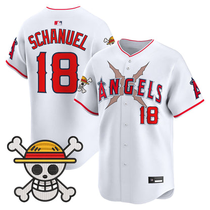 Men's Los Angeles Angels x OP Vapor Premier Limited Jersey - Stitched