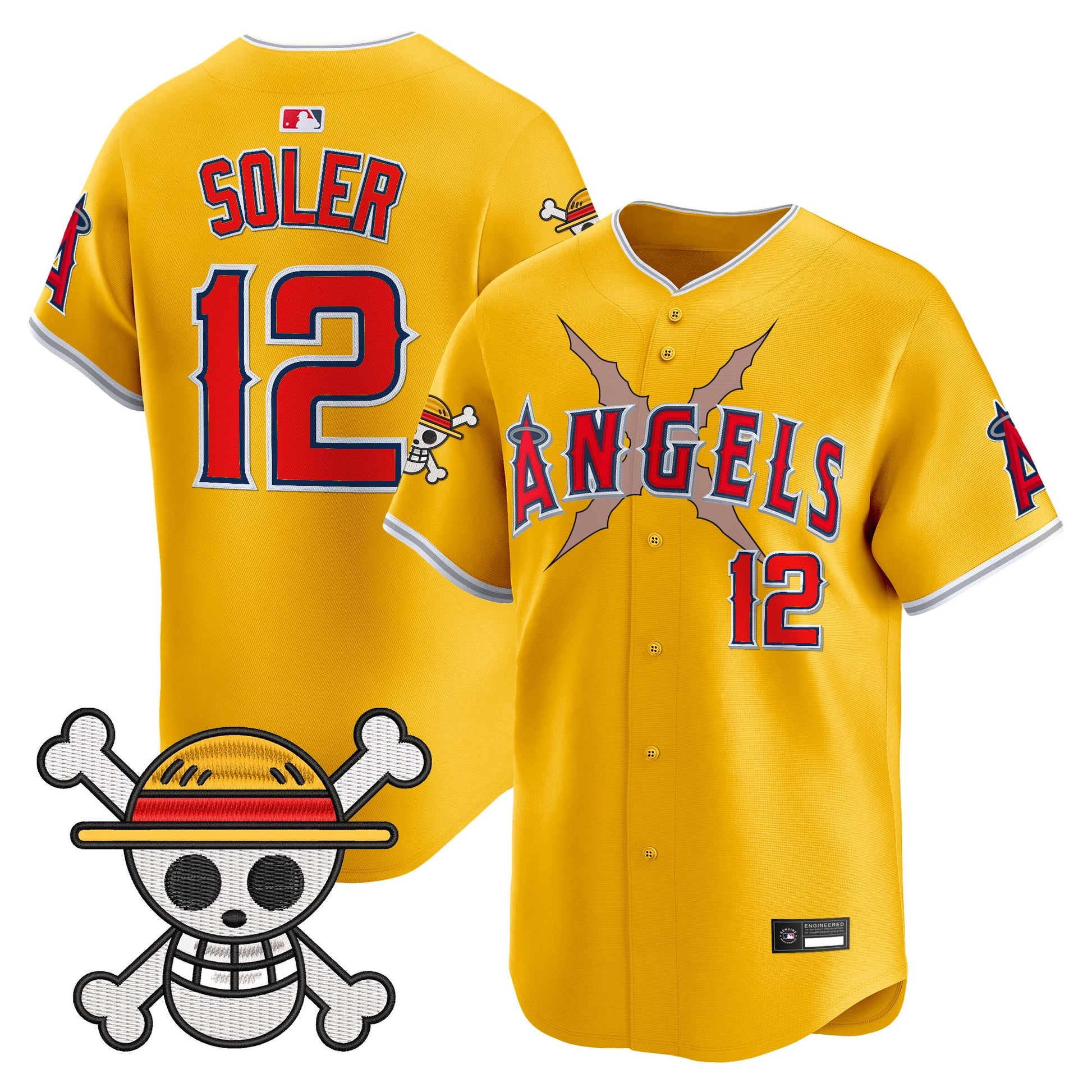 Men's Los Angeles Angels x OP Vapor Premier Limited Jersey - Stitched