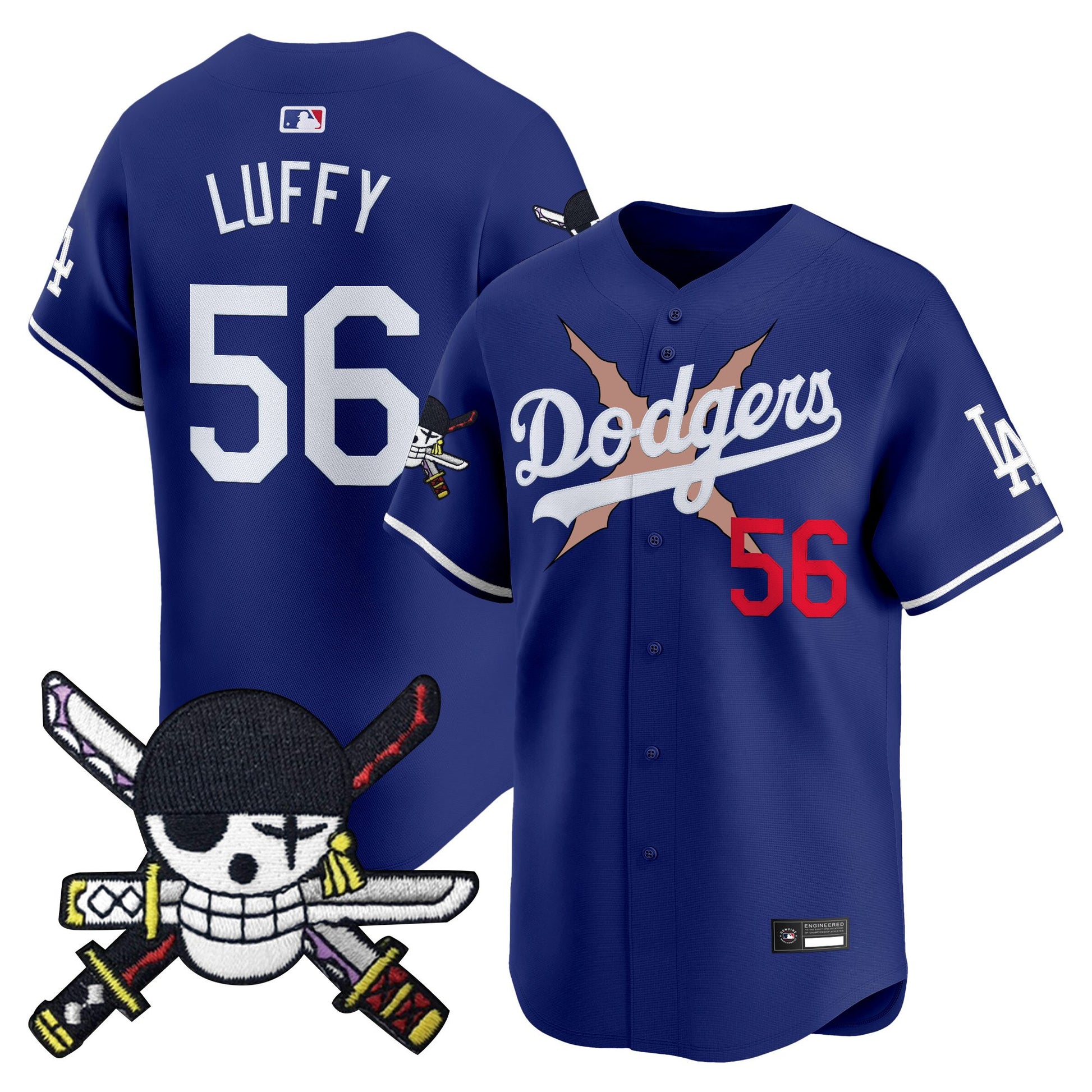 Los Angeles Dodgers x  OP Zr Patch Vapor Premier Limited Jersey - Stitched