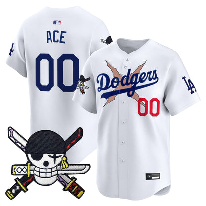 Los Angeles Dodgers x  OP Zr Patch Vapor Premier Limited Jersey - Stitched