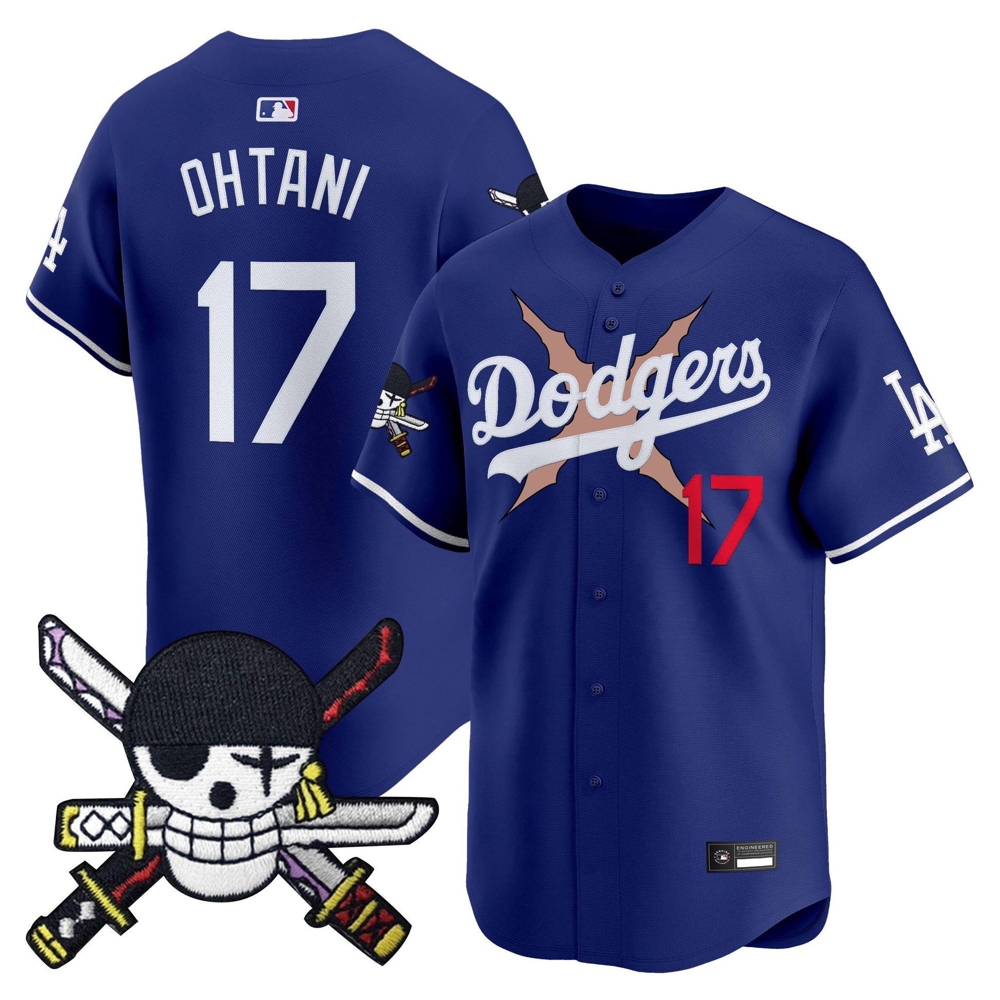 Los Angeles Dodgers x  OP Zr Patch Vapor Premier Limited Jersey - Stitched