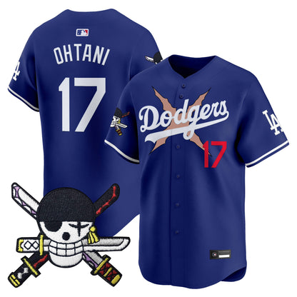 Los Angeles Dodgers x  OP Zr Patch Vapor Premier Limited Jersey - Stitched