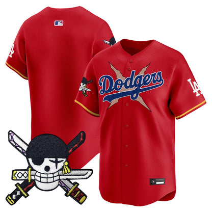 Los Angeles Dodgers x  OP Zr Patch Vapor Premier Limited Jersey - Stitched