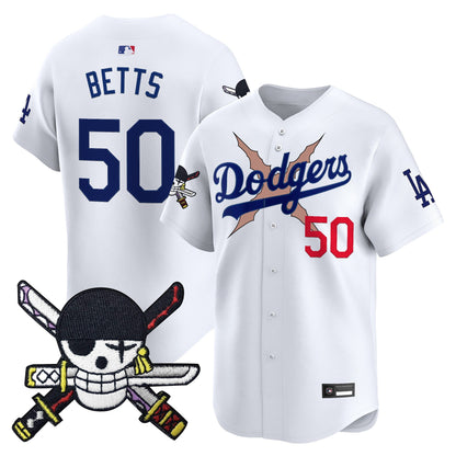 Los Angeles Dodgers x  OP Zr Patch Vapor Premier Limited Jersey - Stitched