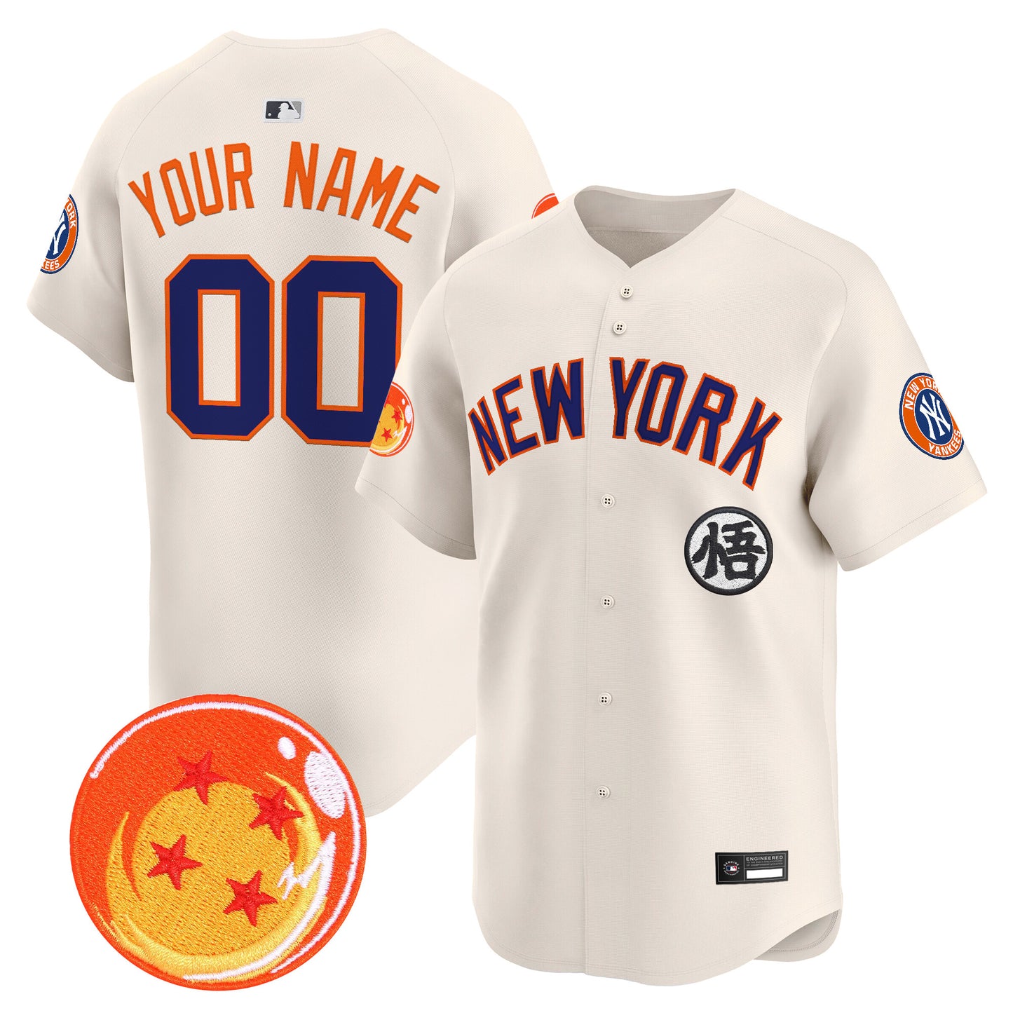 New York Yankees x DB Vapor Premier Limited Custom Jersey - All Stitched