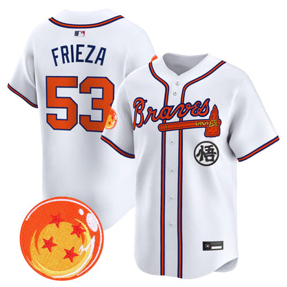 Atlanta Braves x Dragon Ball Vapor Premier Limited Jersey - All Stitched