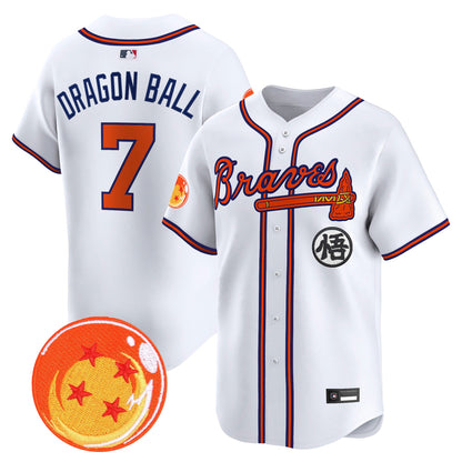 Atlanta Braves x Dragon Ball Vapor Premier Limited Jersey - All Stitched