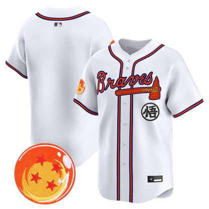 Atlanta Braves x Dragon Ball Vapor Premier Limited Jersey - All Stitched