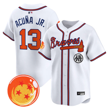 Atlanta Braves x Dragon Ball Vapor Premier Limited Jersey - All Stitched