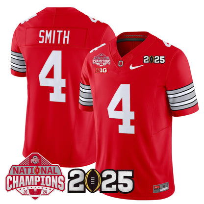 Ohio State Buckeyes 2026 "Tunnel Vision" National Champions Patch Vapor Limited Jersey - All Stitched
