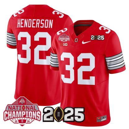 Ohio State Buckeyes 2026 "Tunnel Vision" National Champions Patch Vapor Limited Jersey - All Stitched