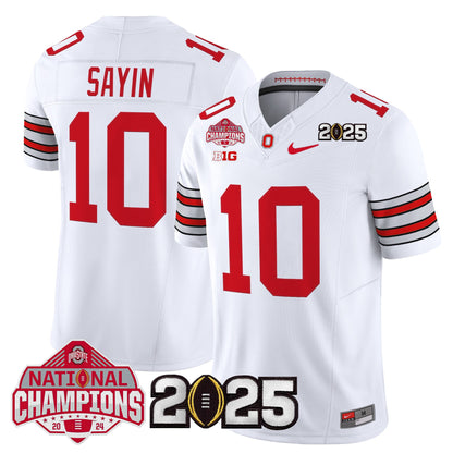 Ohio State Buckeyes 2026 "Tunnel Vision" National Champions Patch Vapor Limited Jersey - All Stitched