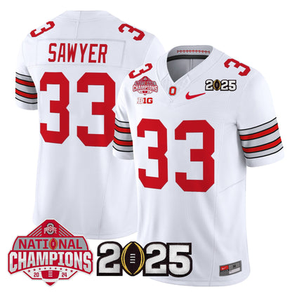 Ohio State Buckeyes 2026 "Tunnel Vision" National Champions Patch Vapor Limited Jersey - All Stitched