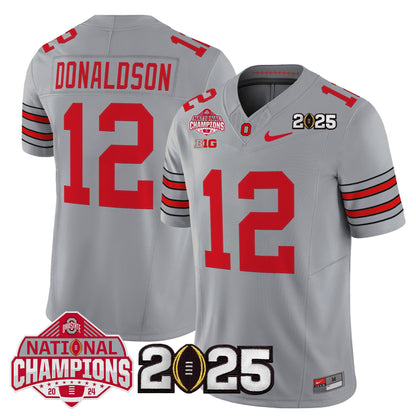 Ohio State Buckeyes 2026 "Tunnel Vision" National Champions Patch Vapor Limited Jersey - All Stitched