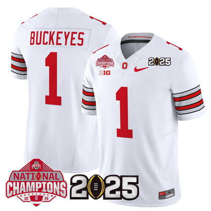 Ohio State Buckeyes 2026 "Tunnel Vision" National Champions Patch Vapor Limited Jersey - All Stitched