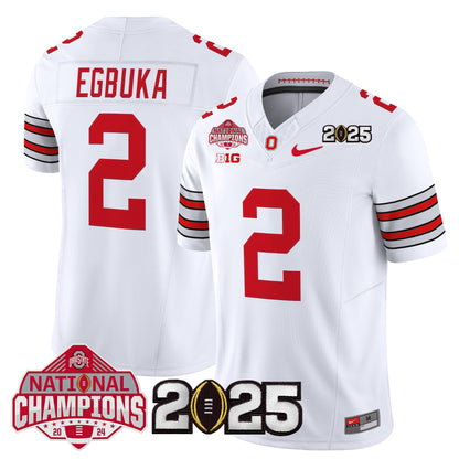 Ohio State Buckeyes 2026 "Tunnel Vision" National Champions Patch Vapor Limited Jersey - All Stitched