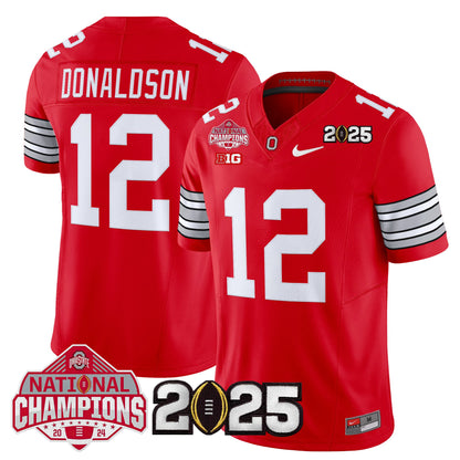 Ohio State Buckeyes 2026 "Tunnel Vision" National Champions Patch Vapor Limited Jersey - All Stitched