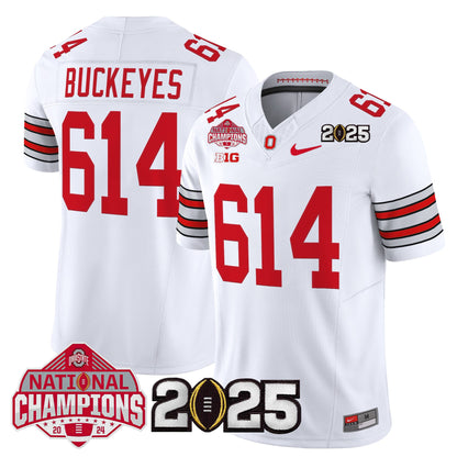 Ohio State Buckeyes 2026 "Tunnel Vision" National Champions Patch Vapor Limited Jersey - All Stitched