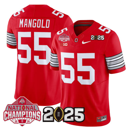 Ohio State Buckeyes 2026 "Tunnel Vision" National Champions Patch Vapor Limited Jersey - All Stitched