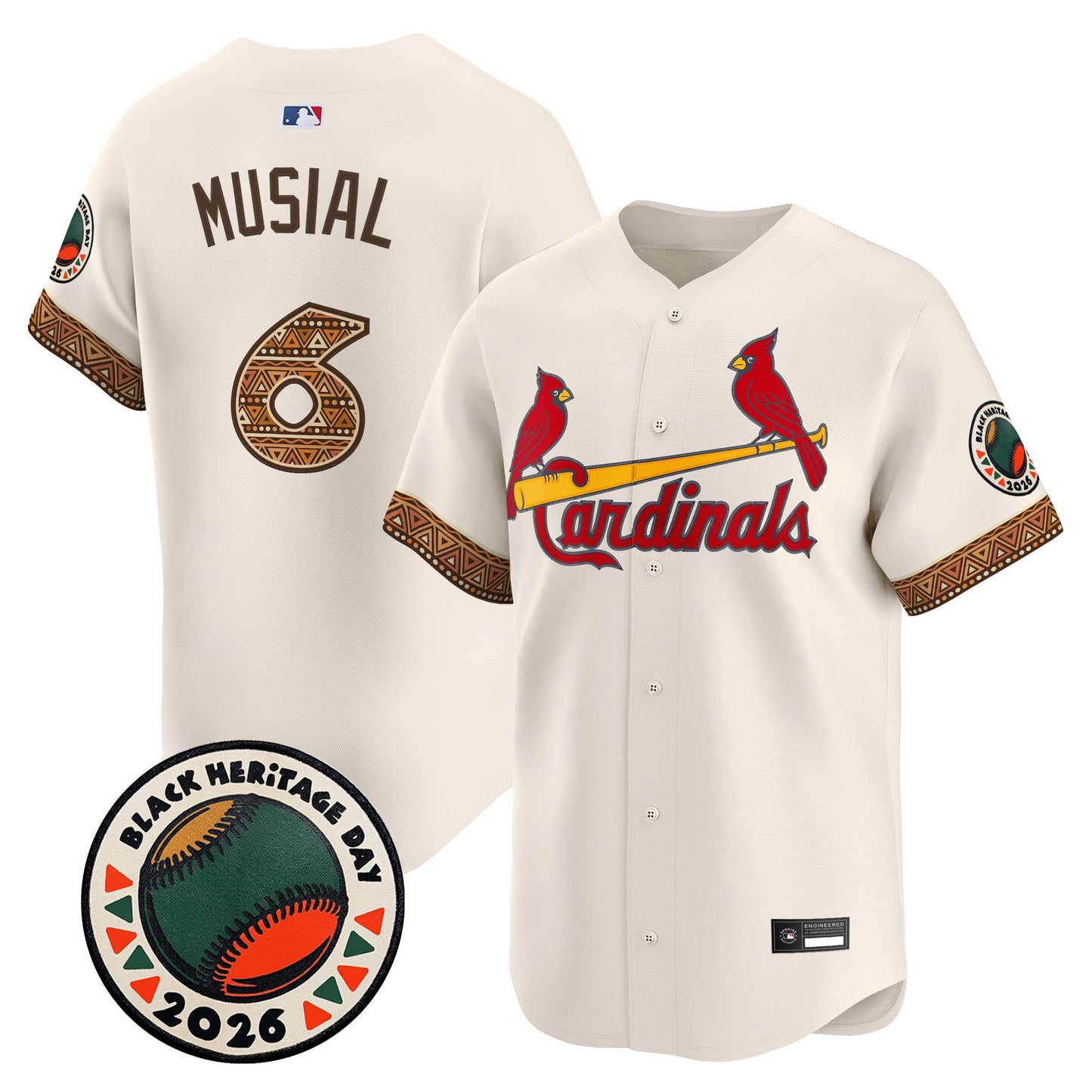 St. Louis Cardinals 2026 Black Heritage Day Vapor Premier Limited Jersey - Stitched
