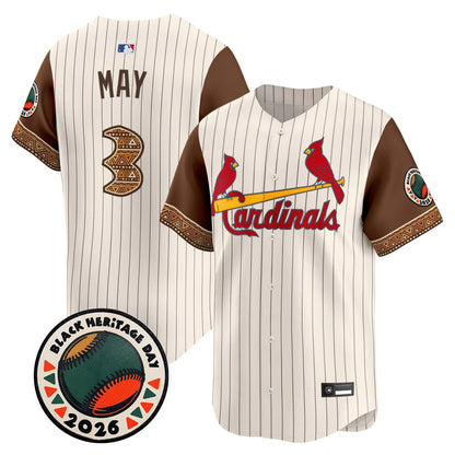St. Louis Cardinals 2026 Black Heritage Day Vapor Premier Limited Jersey - Stitched