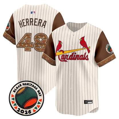 St. Louis Cardinals 2026 Black Heritage Day Vapor Premier Limited Jersey - Stitched