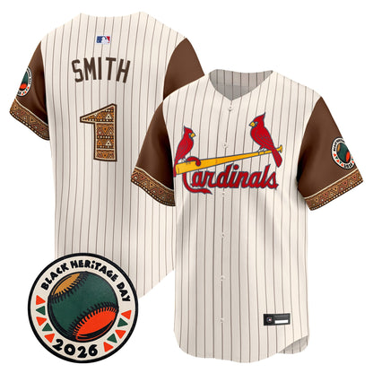 St. Louis Cardinals 2026 Black Heritage Day Vapor Premier Limited Jersey - Stitched