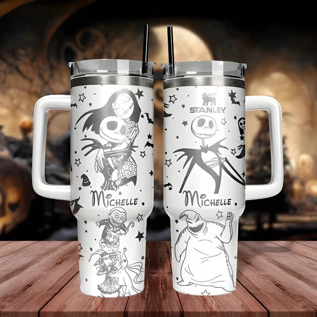 Nightmare Before Xmas Personalized Engraved Tumbler 40oz