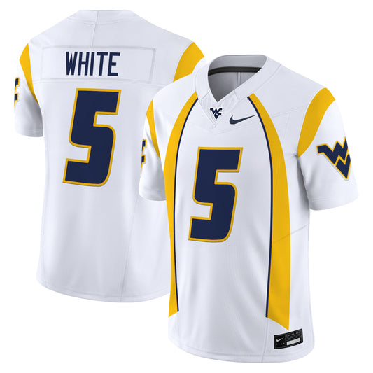 West Virginia Mountaineers Throwback Vapor Limited Jersey - Stitched