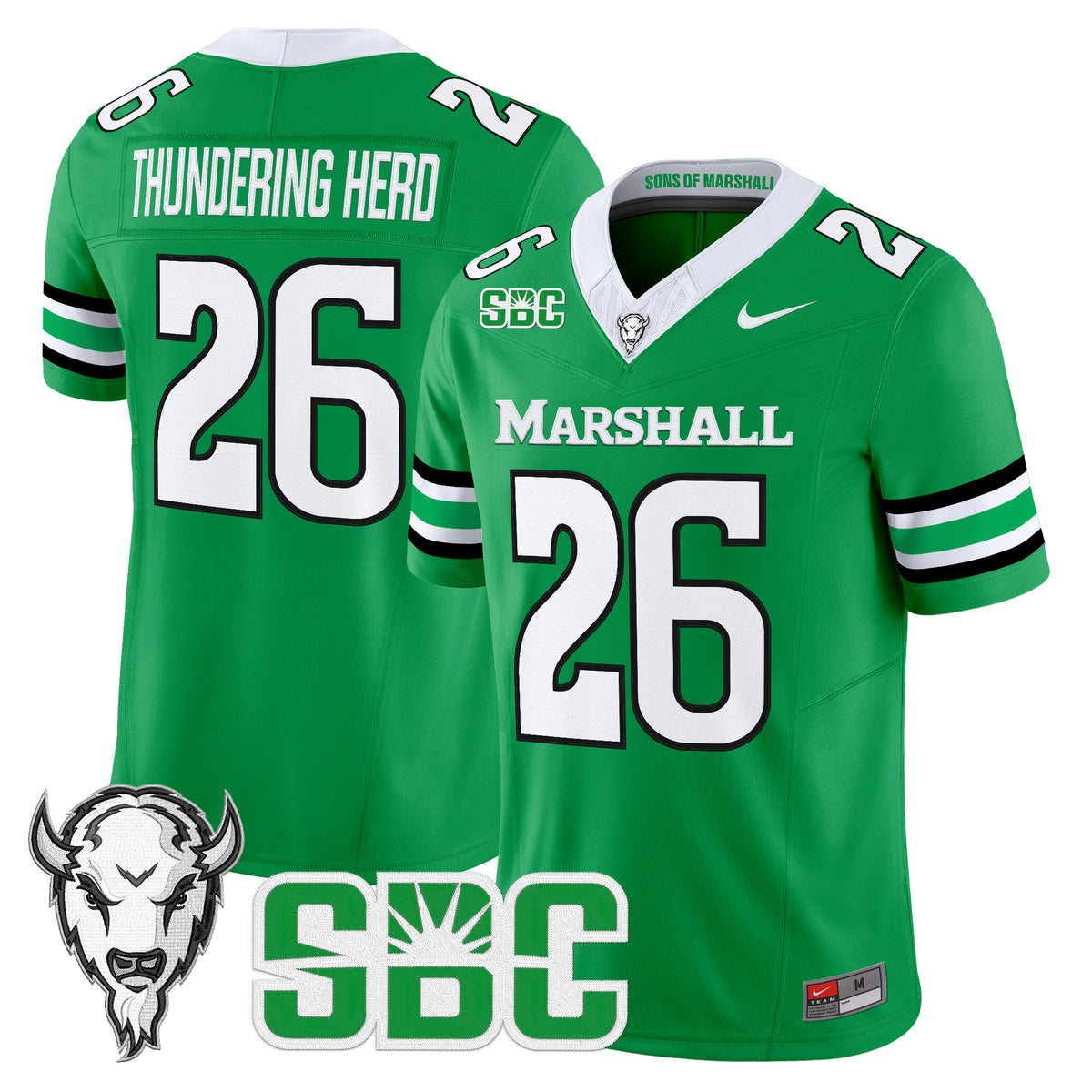  Marshall Thundering Herd 2026 Vapor Limited Jersey - Stitched