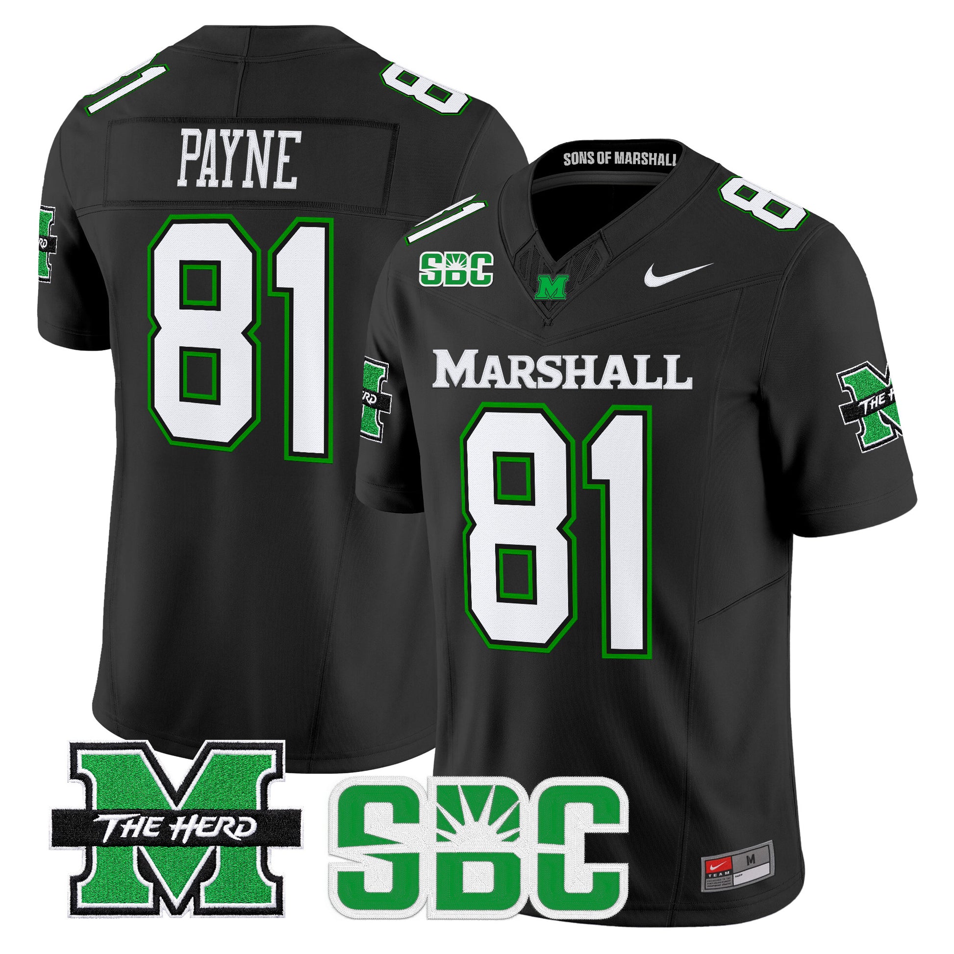  Marshall Thundering Herd 2026 Vapor Limited Jersey - Stitched